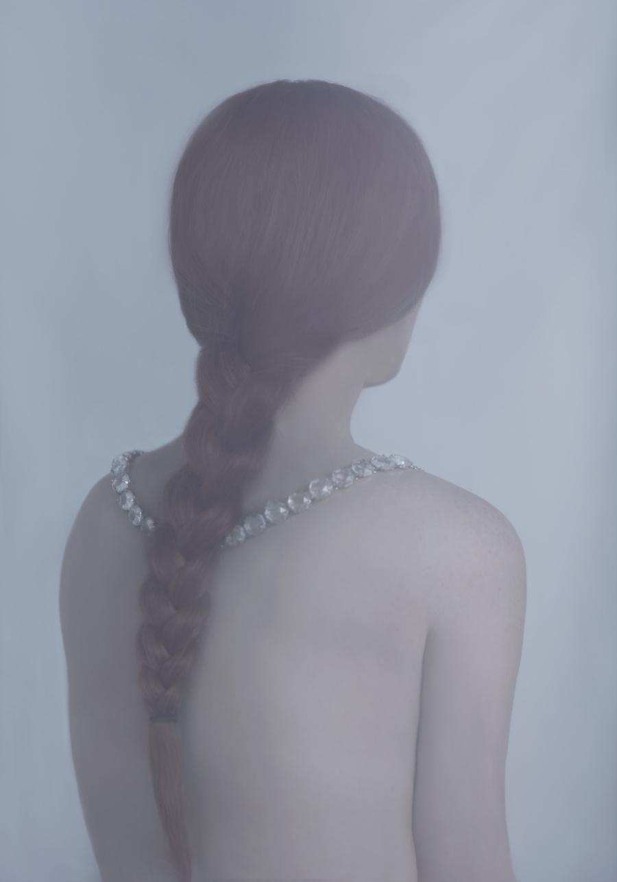Portrait, Jeune fille au collier, Charlotte Mano