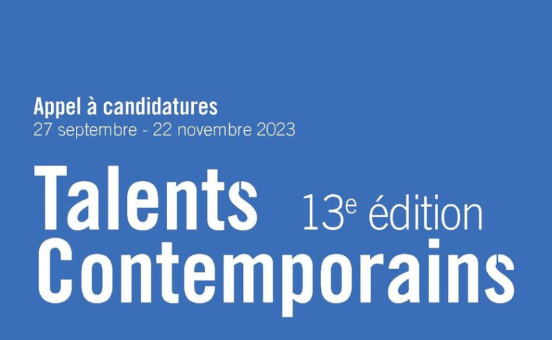 Appel à candidatures concours Talents Contemporains de La Fondation François Schneider   