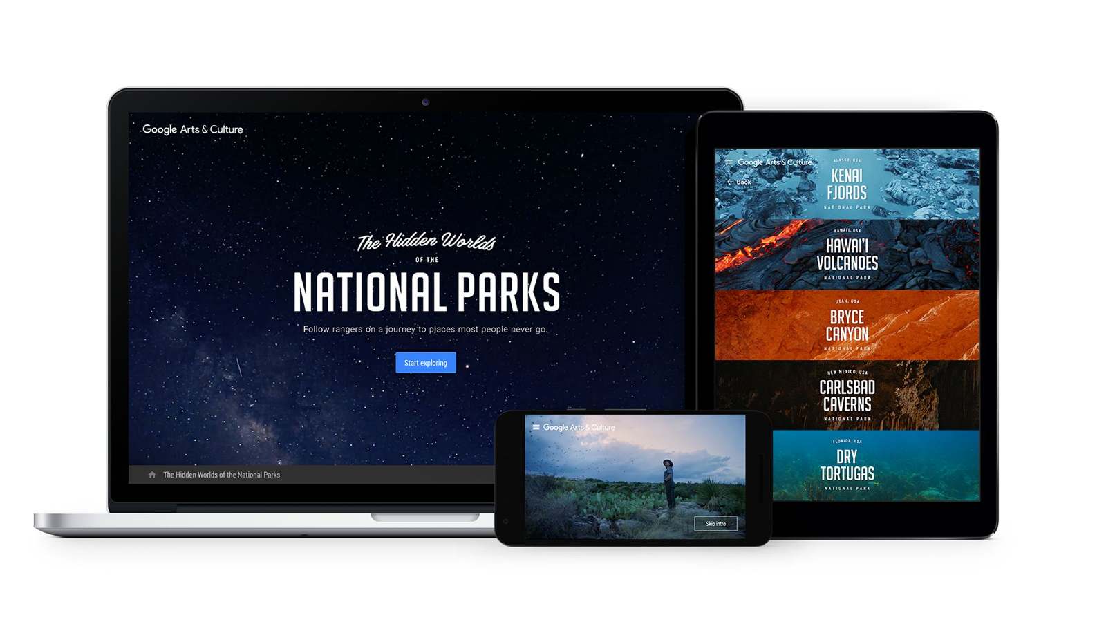 Création d’un site interactif à l’occasion du centième anniversaire du « National Parks Service »