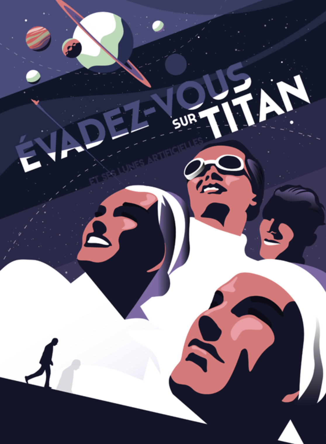 Affiche "Space Odyssey Propaganda"